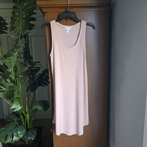 Leith Pink Tank Dress with Scoop Neckline